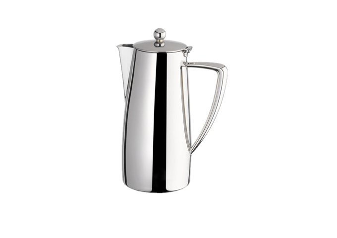 Coffee & Water Server, Stainless Steel Silver | White Stone