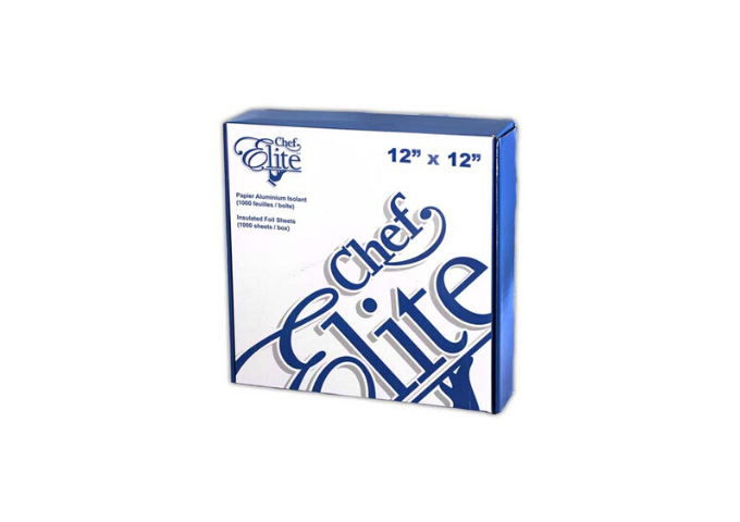 Chef Elite - Insulated Foil Sheets - 12" x 12" - 1000Pk | White Stone