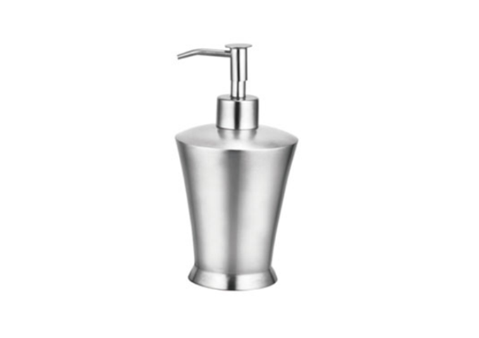 Soap Dispenser, Stainless Steel With Stands | White Stone