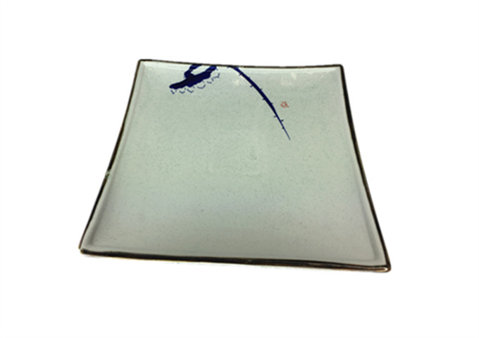 Whitestone Ceramic Square Edge Plate, 9.75'' | White Stone