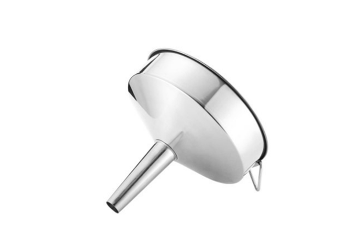 5.5'' Dia Funnel, Stainless Steel | White Stone