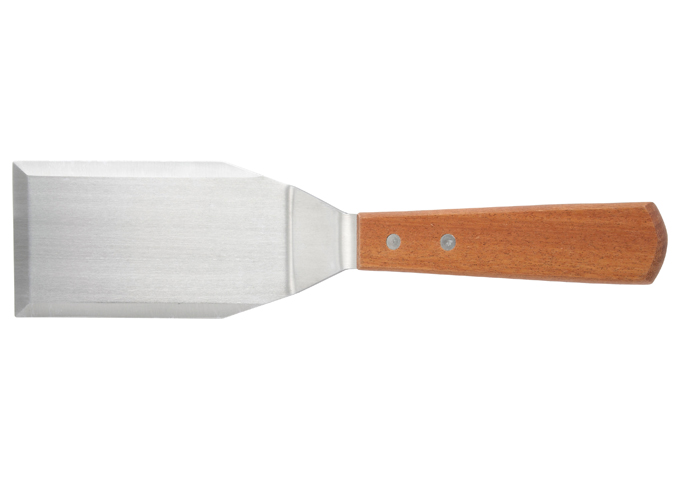 2-3/4" X 4-1/2", Heavy Duty, Stainless Steel, Wooden Handle | White Stone