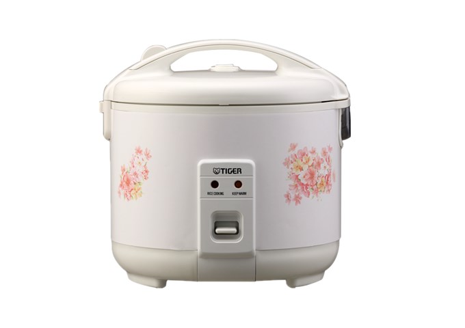 10.0 Cups Electric Rice Cooker/Warmer | White Stone
