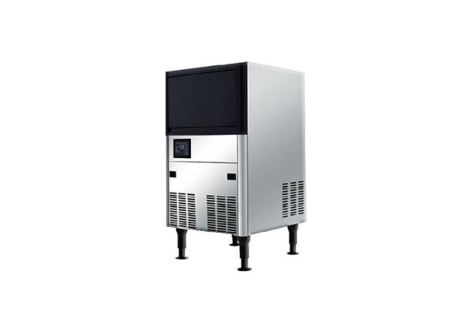 Manotick MT-U120A Air Cooled Undercounter Full Cube Ice Machine - 120 lb. | White Stone