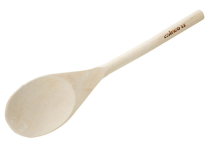 Wooden Stirring Spoons, 12'' | White Stone