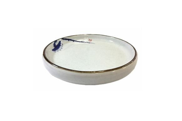 Whitestone Ceramic Round Plate, 7.5" | White Stone