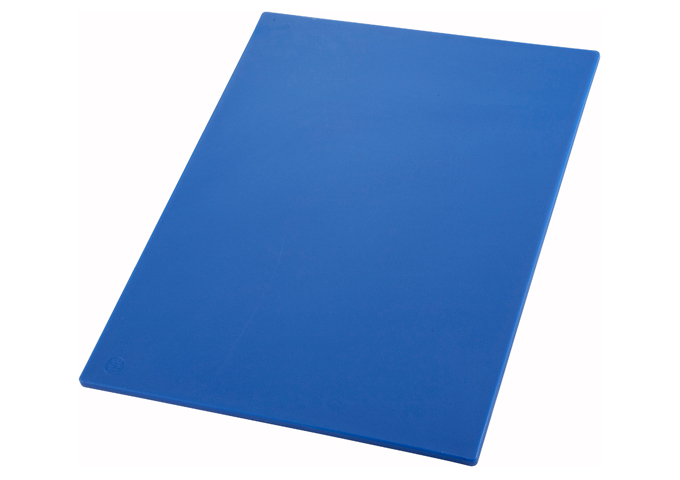 Poly Cutting Board- 17-1/4 X 12" X 3/4" Blue | White Stone