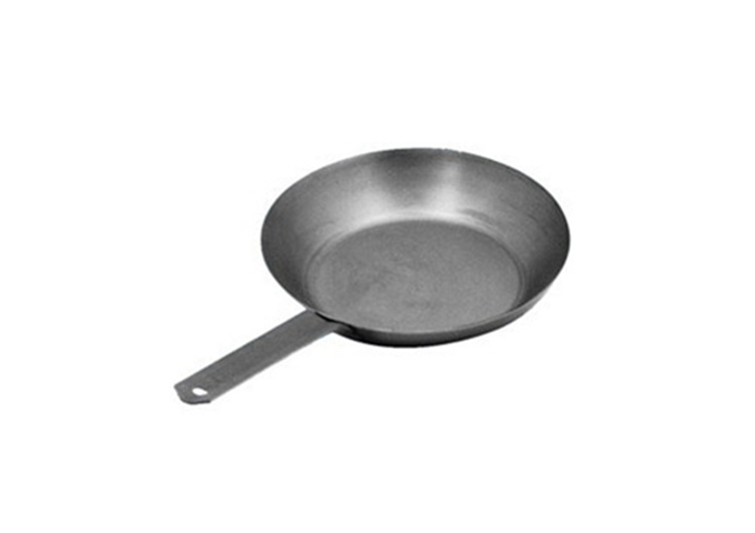 Frying Pan, 8-1/4", 21" D, 1-5/8" Depth, Carbon Steel | White Stone