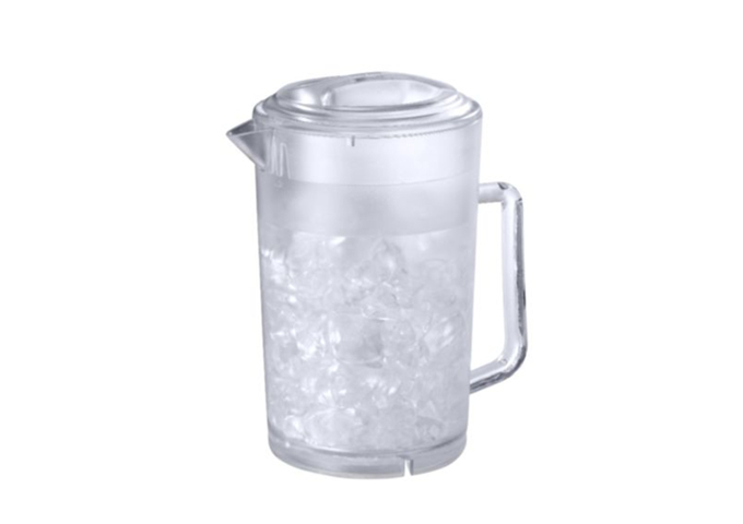 Pitcher with Lid, 64 OZ | White Stone