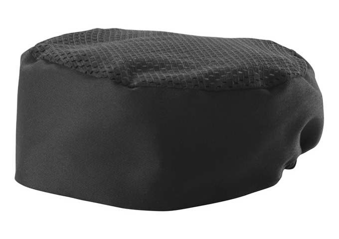 Ventilated Pillbox Hat, Black | White Stone