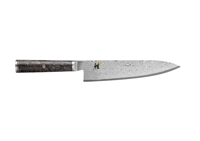Miyabi Black 5000MCD67 Chef’s Knife 8″ / 200 mm | White Stone