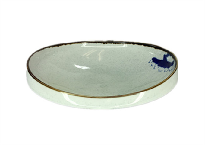 Whitestone Ceramic Thick Round Bowl, 8'' | White Stone