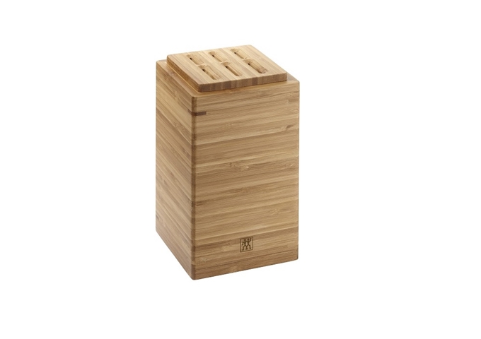 Bamboo 7″ Storage Box – (11 x 11 x 18 cm) | White Stone