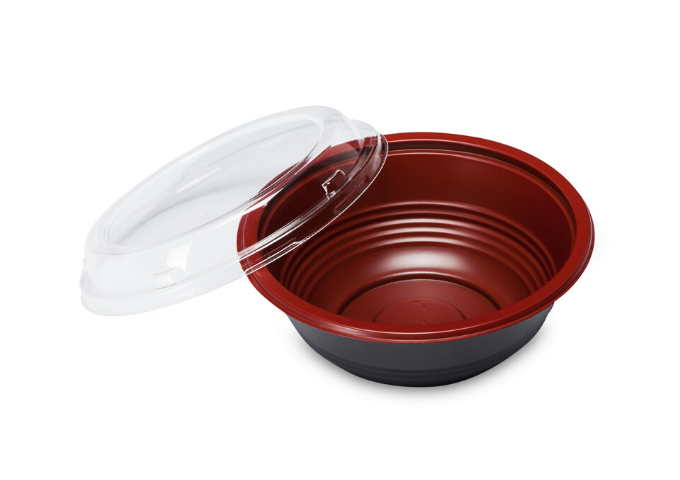550ml Plastic Soup Bowl/Sushi Udon Bowl, 300/Sets | White Stone