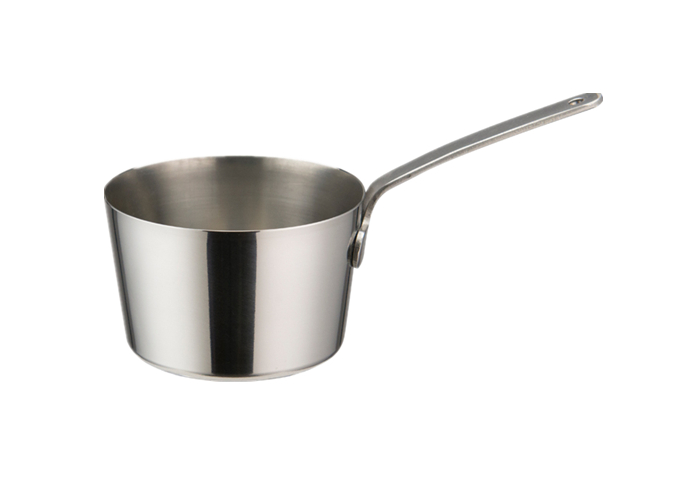 Stainless Steel Sauce Pan with Long Handle, 10'' | White Stone