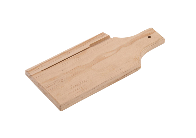 Wood Bread/Cheese Board, 12" x 5" x 3/4" | White Stone
