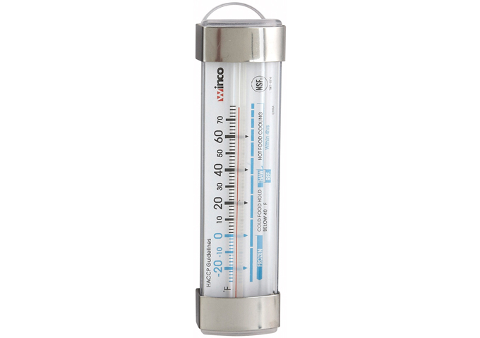 Freezer/Refrig Thermometer, 3-1/2"L, Suction Cup | White Stone