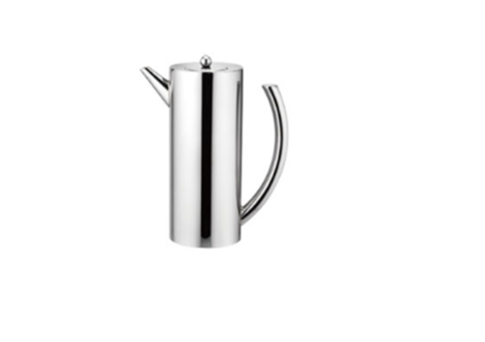 Water / Tea / Coffer Server Stainless Steel, 1.4 L | White Stone