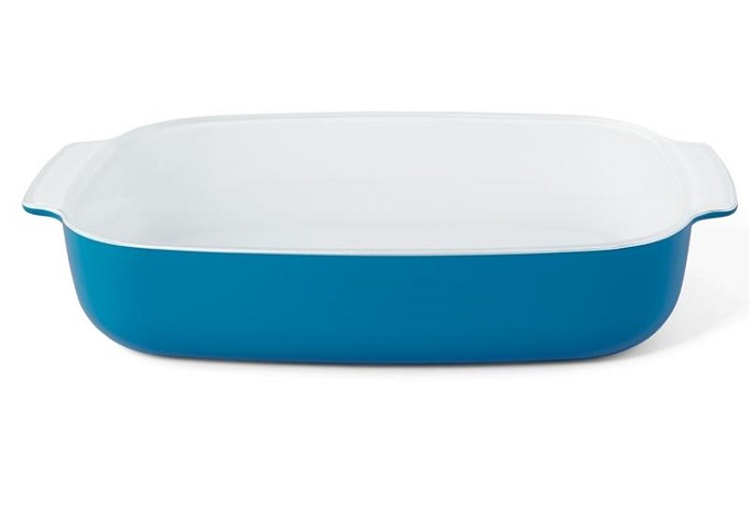 3.7 Qt SMARTGLASS™ Baking Dish, Blue | White Stone