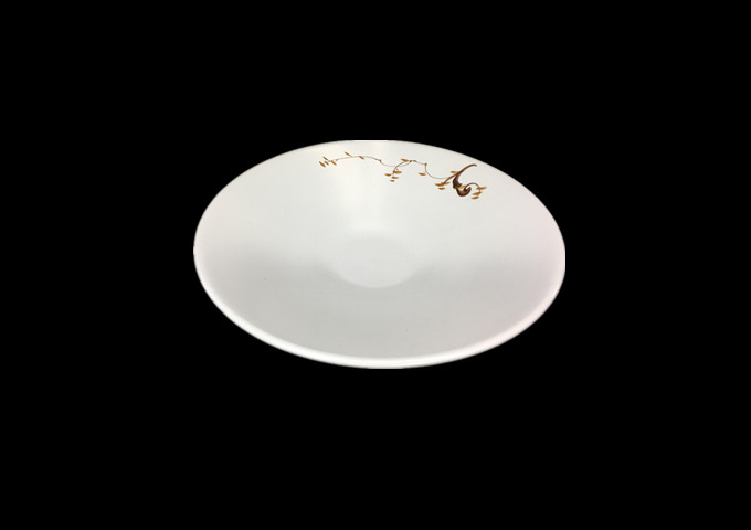 Whitestone Ceramic Bowl, Small Feet-Pis, 9" | White Stone