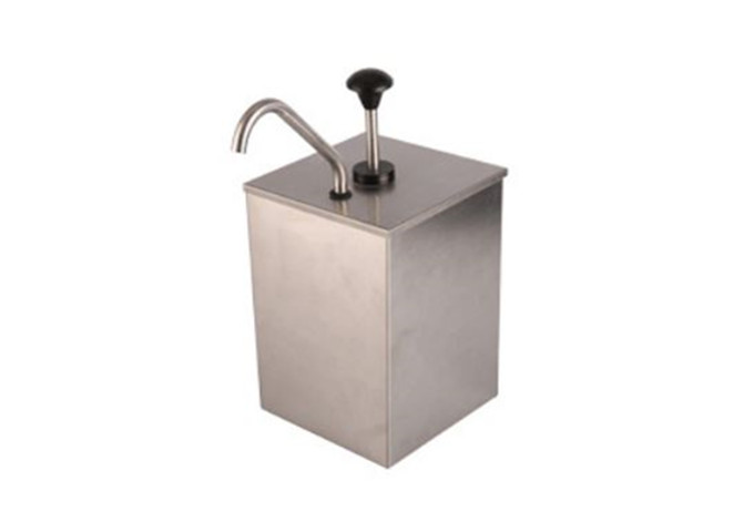 Condiment Dispenser,1 Pump | White Stone