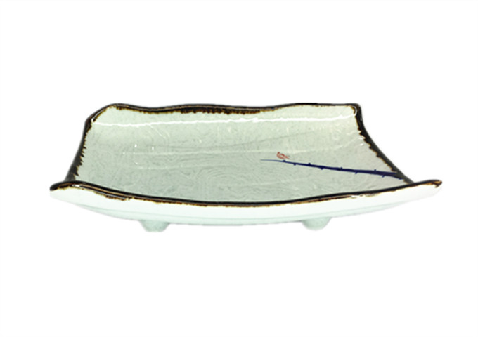 Whitestone Ceramic Four-Foot Plate, 8.5'' | White Stone