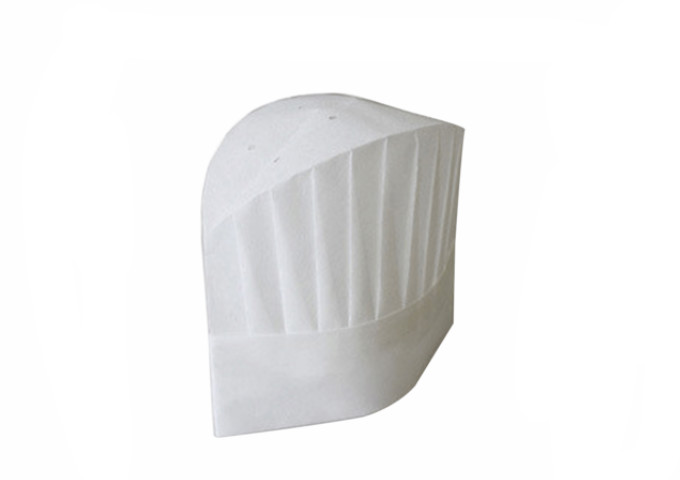 White Chef's Hat, 40 PCs/Bag | White Stone