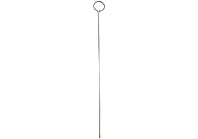 12" S/S Skewers, Oval, 1 Doz | White Stone