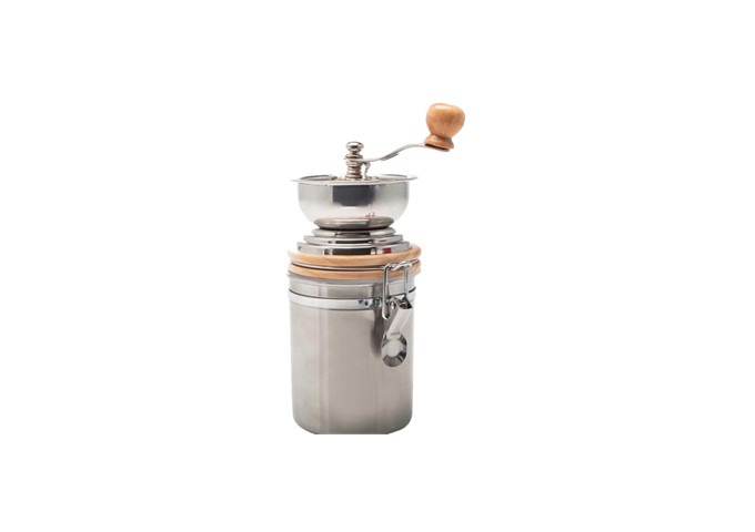 CAFÉ CULTURE Adjustable Coffee Grinder | White Stone