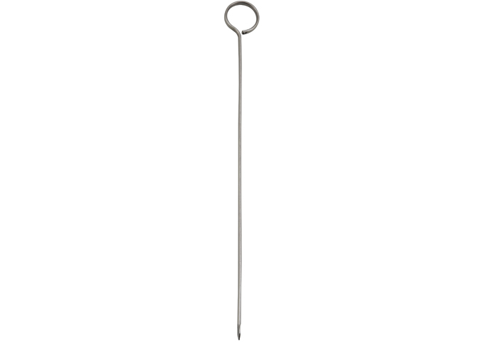 10" S/S Skewers, Oval, 1 Doz | White Stone