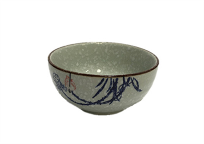 6'' X 3'' Ceramic Soup Bowl | White Stone