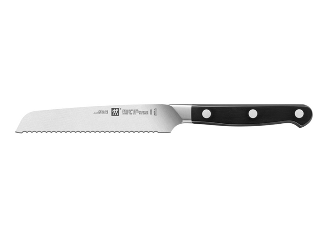Pro Tomato / Bagel Knife 5″ / 130 mm | White Stone
