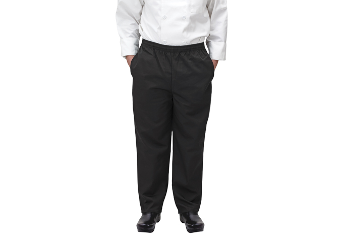 Chef pants, black, M | White Stone