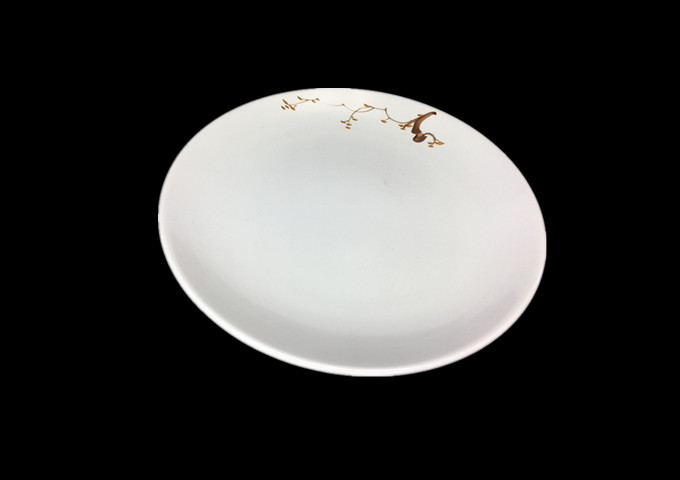 Whitestone Ceramic Round Plate-Pis | White Stone