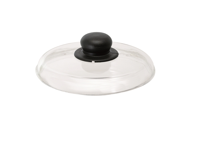 Domed 9.5″ Glass Lid | White Stone