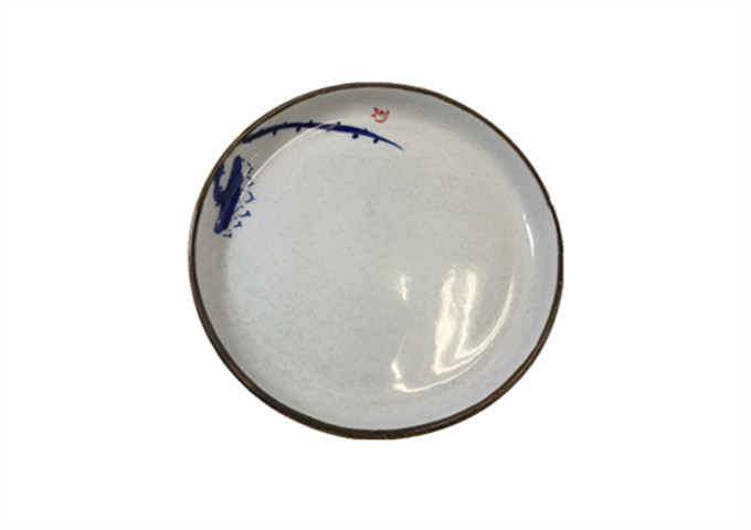 Whitestone Ceramic Round Plate, 7.5" | White Stone