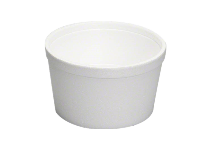 Genpak 8C Foam Conotainer (500) | White Stone