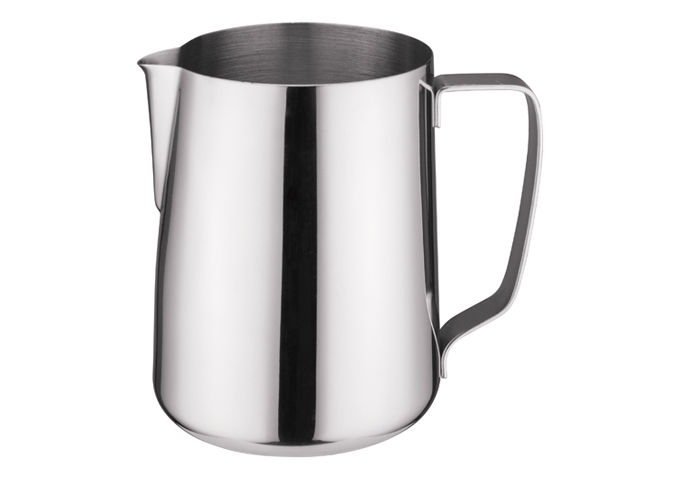 50oz Frothing Pitcher, S/S | White Stone