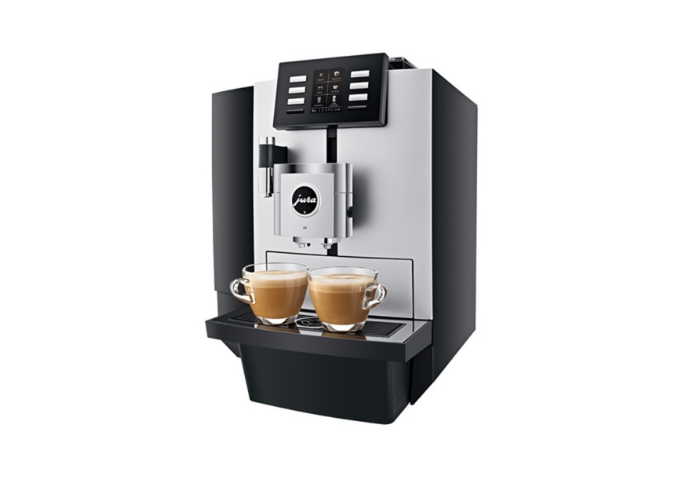 JURA - X8 Professional Automatic Espresso Machine, Platinum-15177 | White Stone