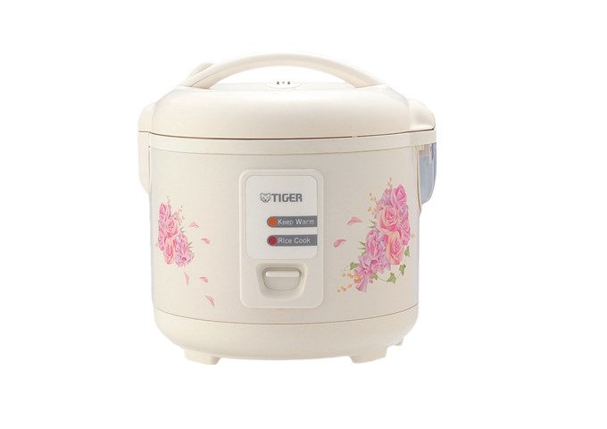5.5 Cups Electric Rice Cooker/Warmer | White Stone