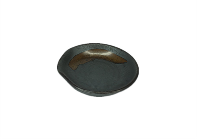 3.5'' Ceramic Grey Small Bowl | White Stone