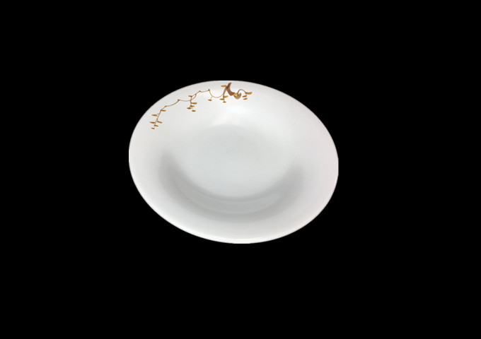 Whitestone 9" Ceramic Round Plate-PIS | White Stone