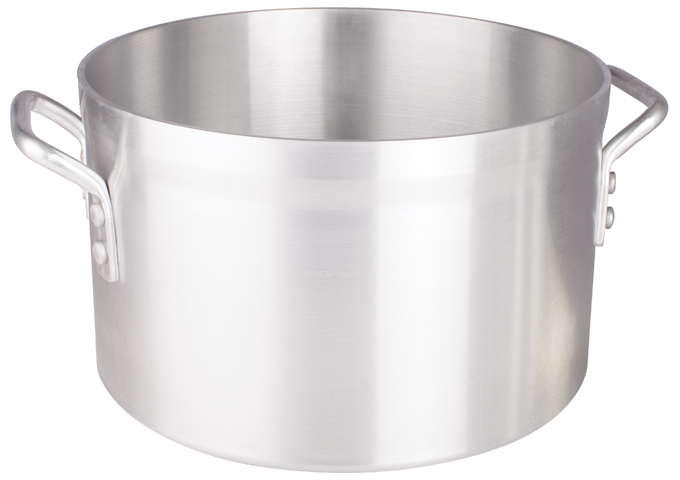 40qt Alu Sauce Pot, 4mm, Super Aluminum | White Stone