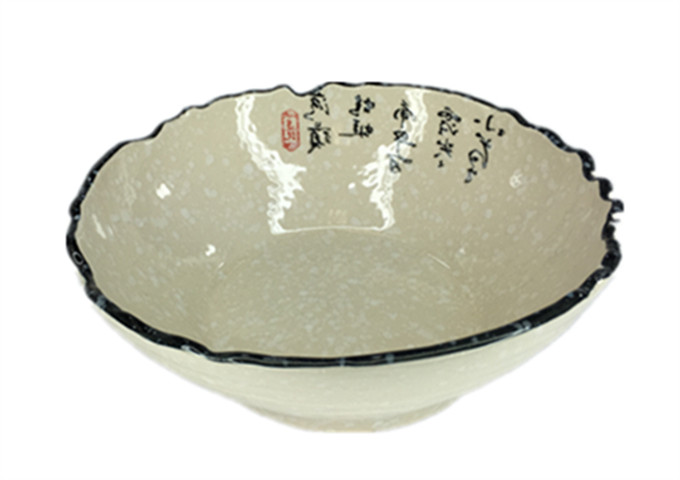 10'' D X 3-1/4'' H Ceramic Soup Bowl | White Stone