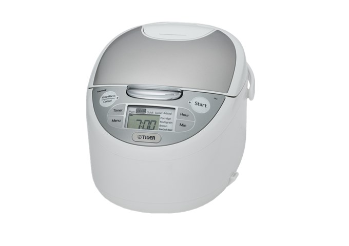 10.0 Cups Microcomputer Rice Cooker/Warmer/Slow Cooker | White Stone