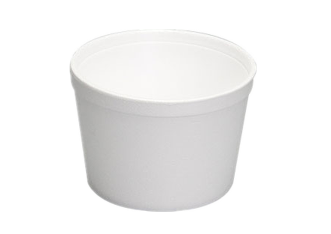 Genpak 16C Foam Conotainer (500) | White Stone
