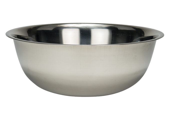 8qt All-Purpose True Capacity Mixing Bowl, S/S | White Stone