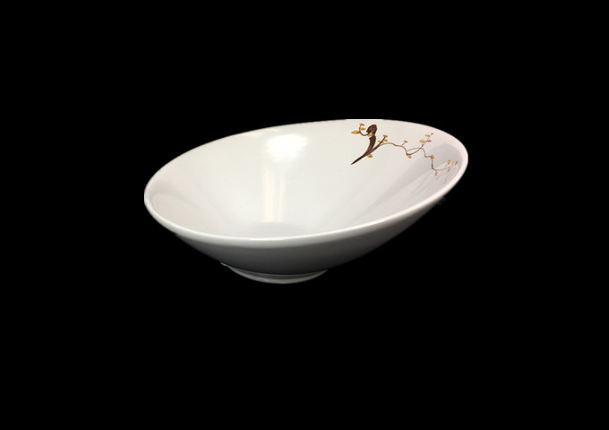 Whitestone Ceramic Bevel Bowl-Pis, 8" | White Stone