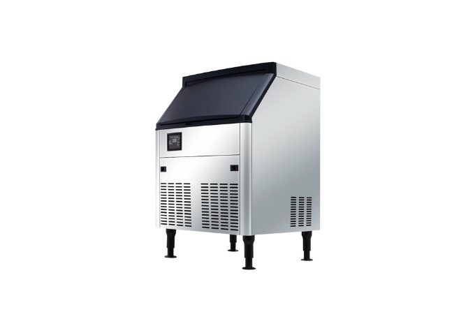 Manotick MT-U210A Air Cooled Undercounter Full Cube Ice Machine - 210 lb. | White Stone