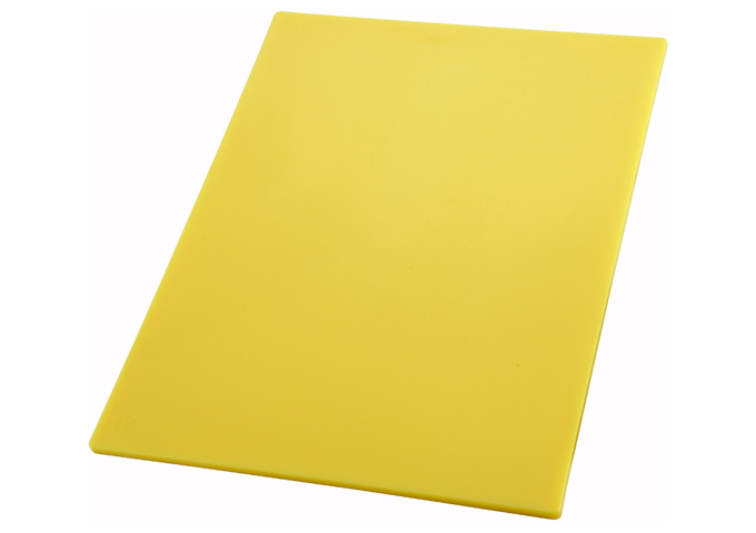 Cutting Board, 18" x 24" x 1/2", Yellow | White Stone